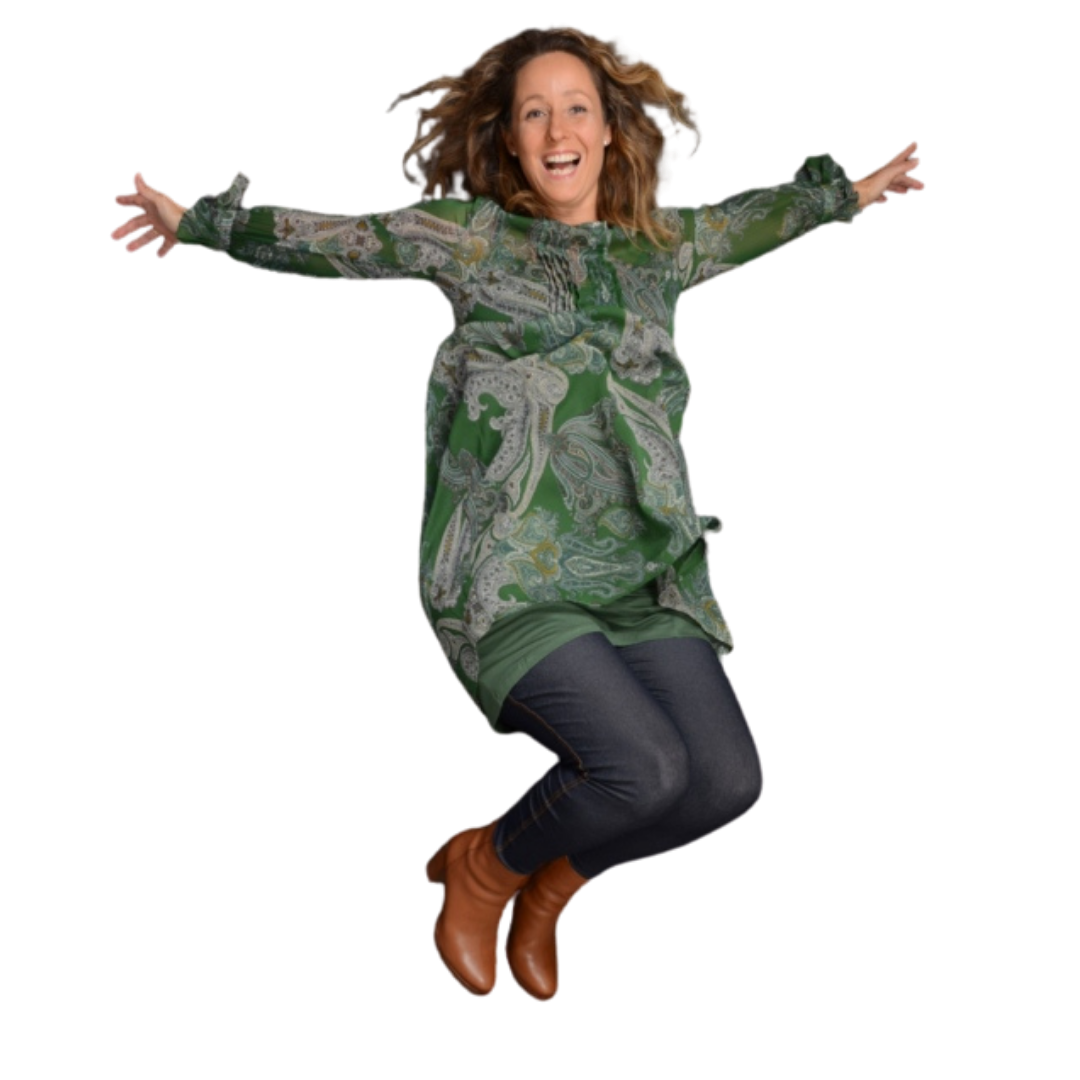 Katerina in der Luft